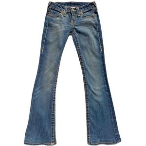 SOLD True Religion Low Rise Flare Jeans